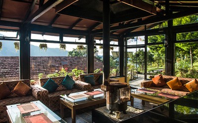 Deliciously peaceful & organic in the hills of Nepal…
